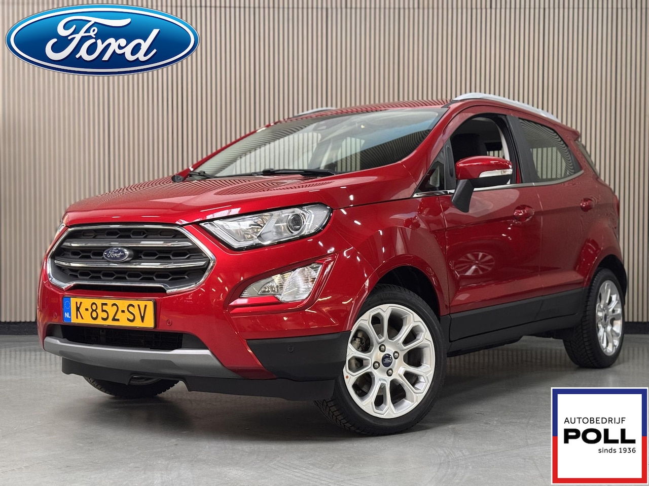Ford EcoSport - 125pk Titanium Navi Camera Trekhaak Winter Parking Dodehoek pack Dealeronderhouden - AutoWereld.nl