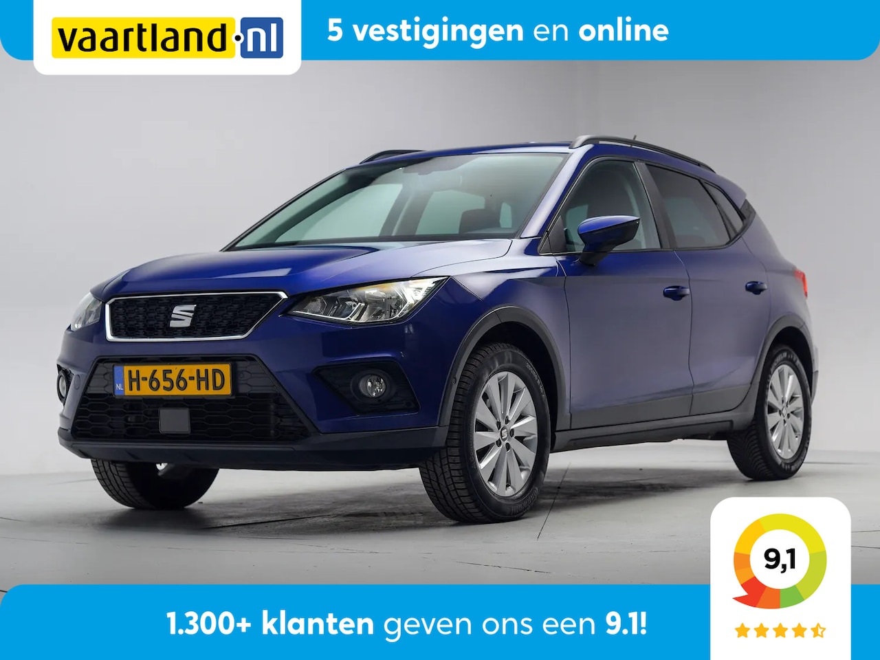 SEAT Arona - 1.0 TSI Style Business Intense Aut. [ LED Navi Alcantara/leder Stoelverwarming Trekhaak ] - AutoWereld.nl