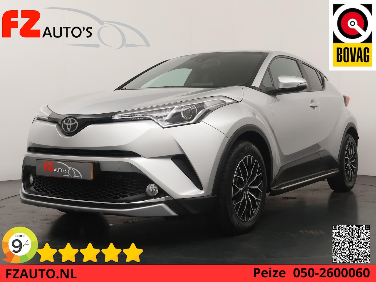 Toyota C-HR - 1.2 Dynamic - Navigatie - Trekhaak - Climate Control - Achteruitrijcamera - AutoWereld.nl
