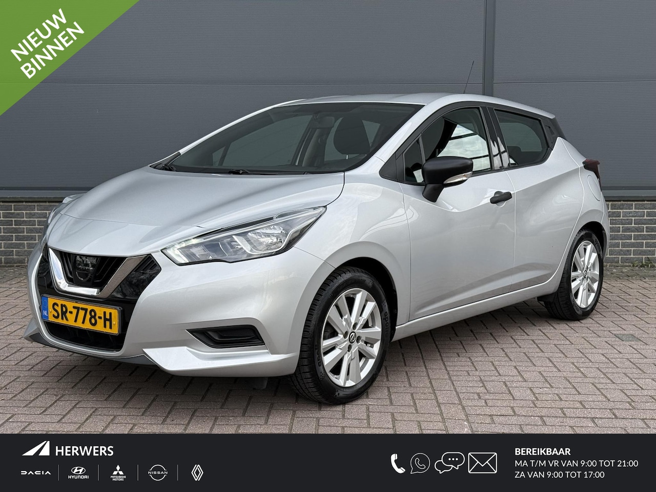 Nissan Micra - 1.0L Visia+ / Trekhaak / 900KG Trekgewicht / Airco / Elektrische Ramen Voor / LM Velgen / - AutoWereld.nl