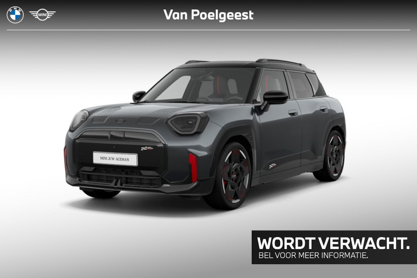 MINI Aceman - E JCW John Cooper Works XL 54.2 kWh | 19 inch JCW Strive Spoke 2-tone met sportbanden | Op - AutoWereld.nl