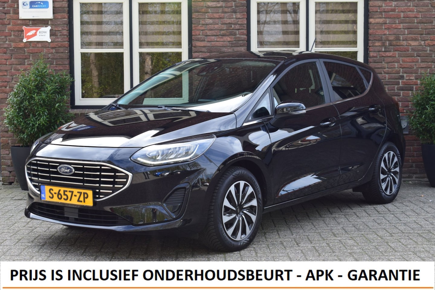 Ford Fiesta - 1.0 EcoBoost Hybrid Titanium X Carplay | Camera | Keyless - AutoWereld.nl