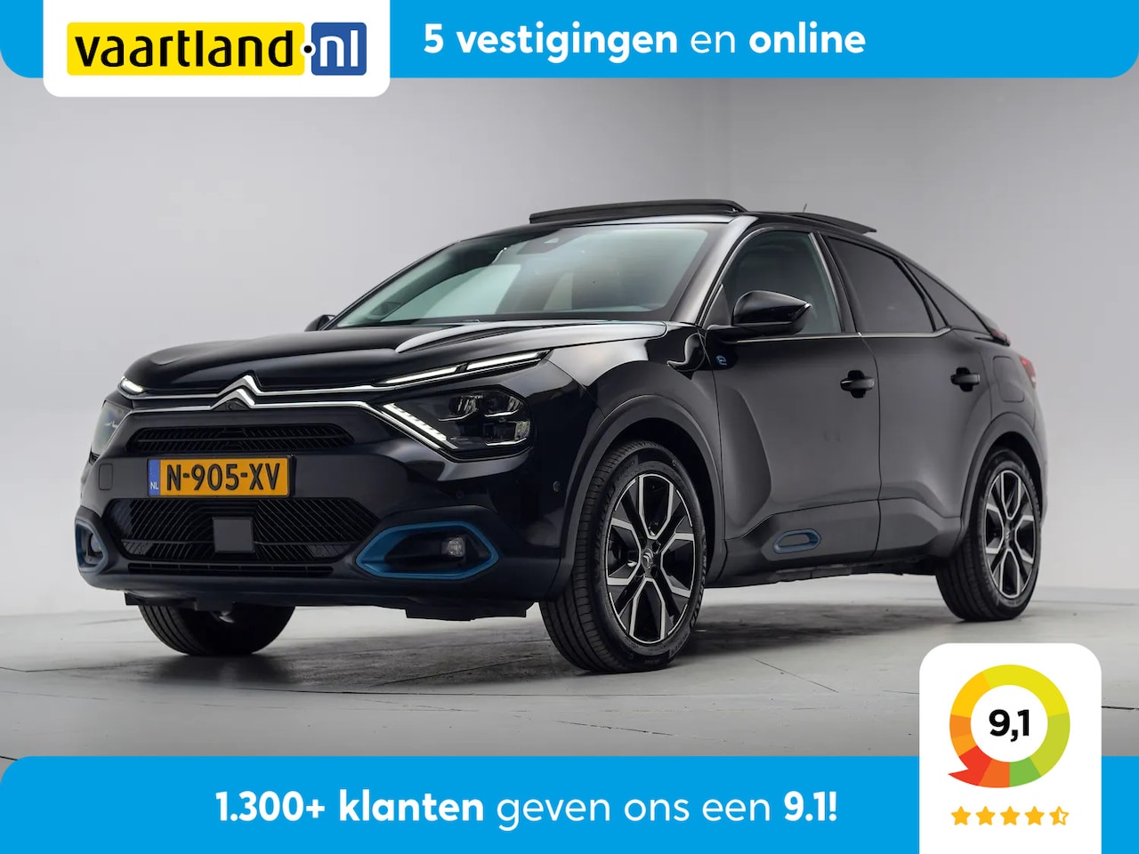 Citroën Ë-C4 - Shine 50 kWh 3-fase [ Panorama Leder Head-up LED ] - AutoWereld.nl