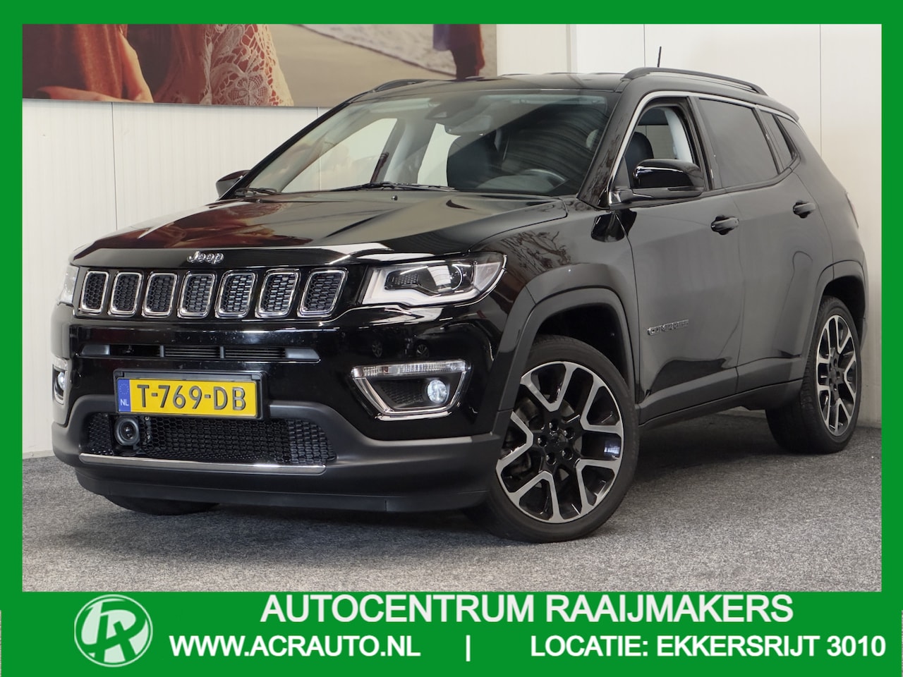 Jeep Compass - 1.4 MULTIAIR LIMITED NAVIGATIE ADAPTIVE CRUISE CONTROL APPLE CARPLAY/ANDROID RIJSTROOKSENS - AutoWereld.nl