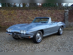 Corvette C2 - Sting Ray Convertible "Black plate Corvette" with black license plates - So it's from Cali