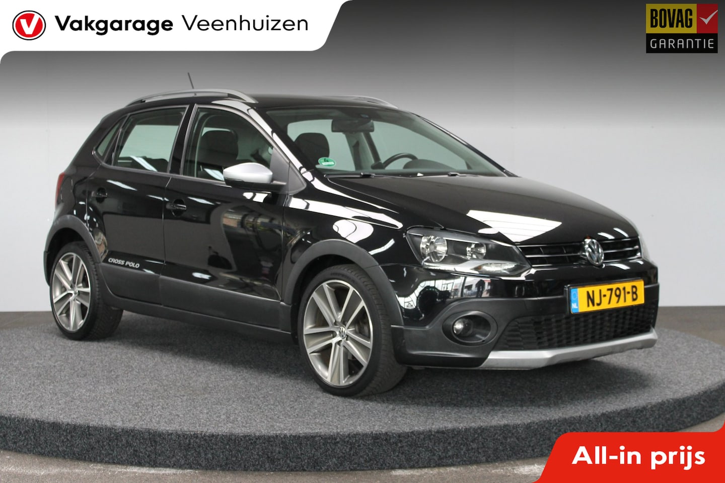 Volkswagen Polo - 1.2-12V Cross BlueMotion Comfortline|Rijklaar prijs|Sensoren|Klimaat|Lichtmetaal| - AutoWereld.nl
