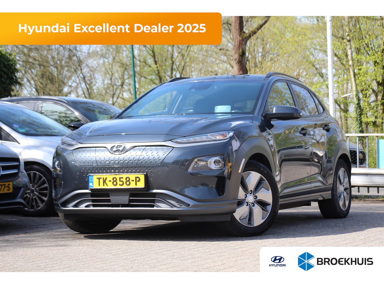 Hyundai Kona Electric - EV Premium 64 kWh | NL-AUTO! | LEDER | TREKHAAK | CAMERA | ADAPTIVE CRUISE | DEALER OH! | - AutoWereld.nl
