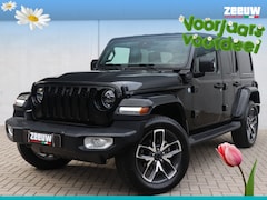 Jeep Wrangler Unlimited - 4xe 380 PK Sahara | Leder | Camera | Navi | Carplay | 20"