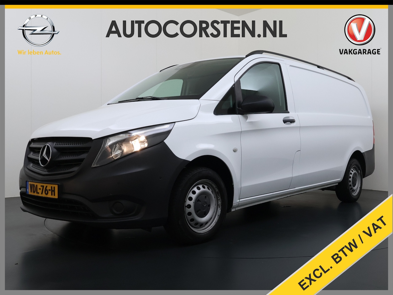 Mercedes-Benz Vito - 114CDI 136pk AUT-7 Lang Trekhaak Euro-6 Airco Cruise Control Bluetooth Lane Asist Pdc Beto - AutoWereld.nl