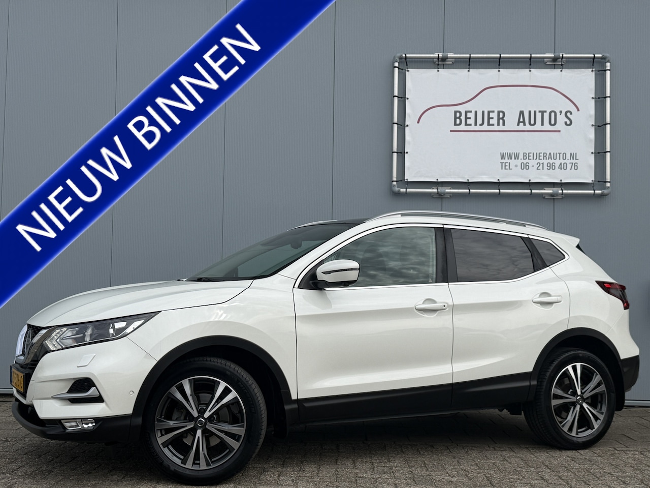 Nissan Qashqai - 1.2 Tekna Panoramadak/Navigatie/18inch. - AutoWereld.nl