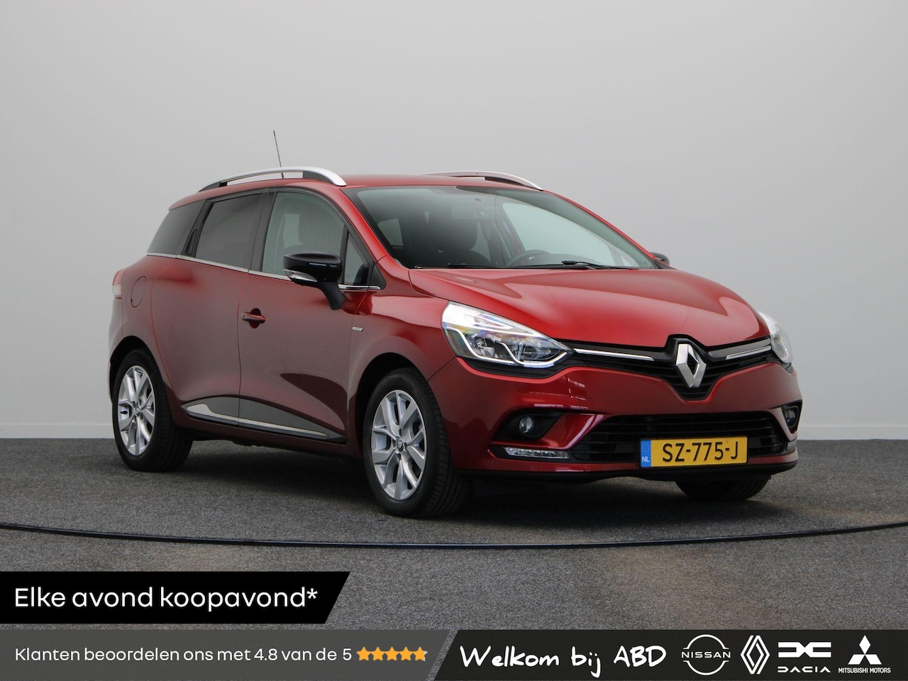 Renault Clio Estate - 0.9 TCe Limited | Lichtmetalen velgen | Airco | Cruise Control | 1e Eigenaar! | ABD Onderh - AutoWereld.nl