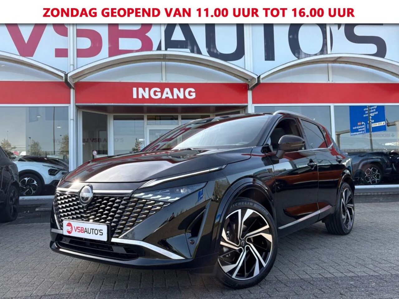 Nissan Qashqai - 1.3 MHEV XTRONIC TEKNA PLUS AUT. LEER PANO 360CAMARA  NAVI CARPLAY - AutoWereld.nl