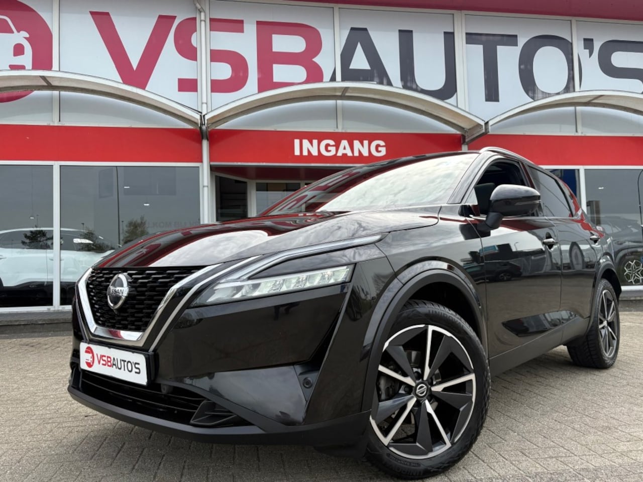 Nissan Qashqai - 1.3 DIG-T MHEV TEKNA 140PK HALF-LEER NAVI PANO-DAK 360-CAMERA WINTER-PAKKET AIRCO LMV PDC - AutoWereld.nl