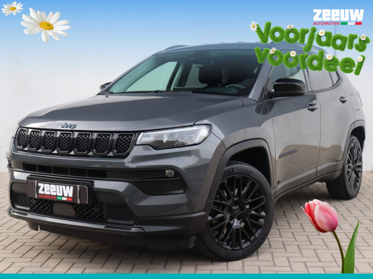 Jeep Compass - 4xe 190 PK Hybrid Night Eagle | Navi | Carplay | Camera | Winter - AutoWereld.nl