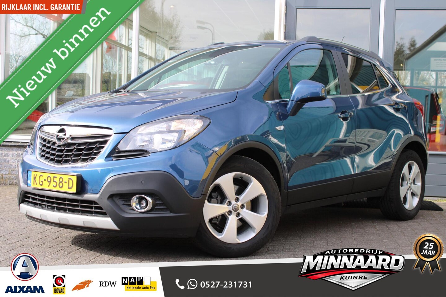 Opel Mokka - 1.4 T Innovation Automaat|Navi|stoel en stuur verw|Camera|Trekhaak|Leer|Kantel dak - AutoWereld.nl