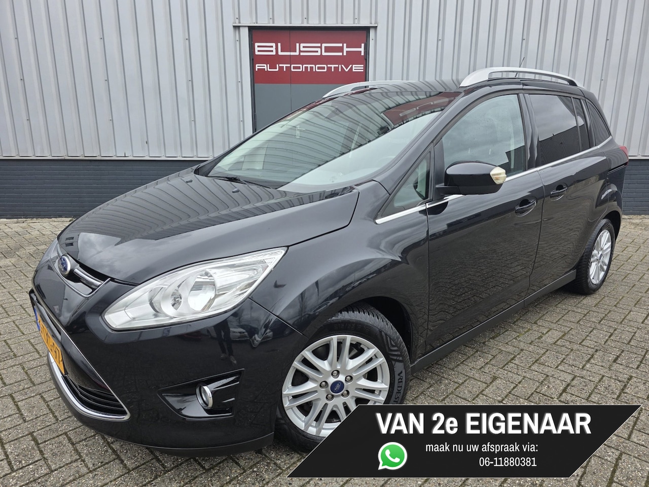 Ford Grand C-Max - 1.0 Titanium | VAN 2e EIGENAAR | TREKHAAK | - AutoWereld.nl