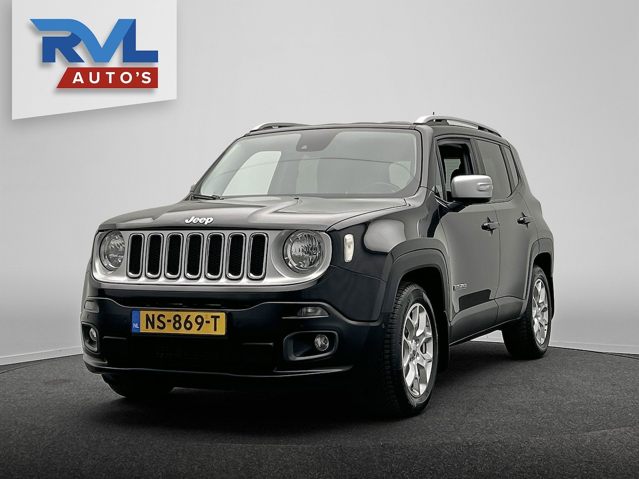 Jeep Renegade - 1.4 MultiAir Limited | Origineel Nederlands | Keyless Climat Cruise control Navigatie Came - AutoWereld.nl