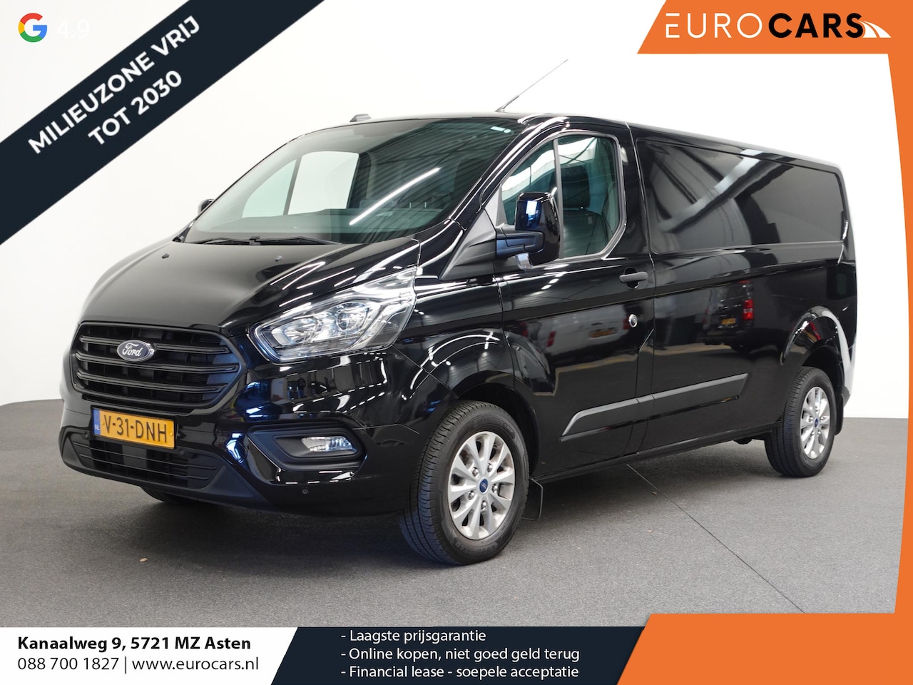 Ford Transit Custom - 300 2.0 TDCI L2H1 Trend Automaat Airco Navigatie Cruise Parkeersensoren Camera Trekhaak - AutoWereld.nl