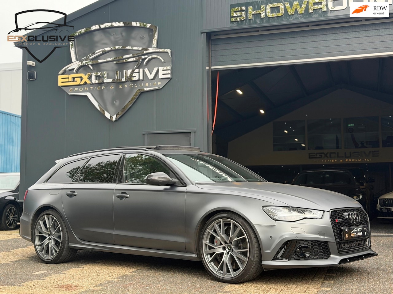Audi RS6 - 4.0 TFSI Quattro Performance Akrapovic/Ceramic/Pano/B&O/Night/Pro Line Plus - AutoWereld.nl