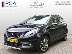 Peugeot 2008 - 130 Pk Benzine * Luxe Allure * Zwart * Navigatie * 1/2 Lederen Interieur * Achteruitrij Ca