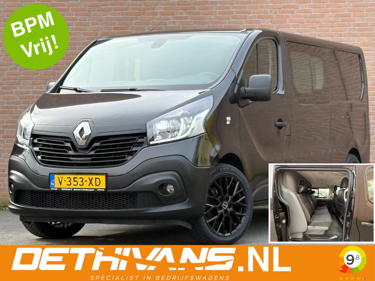 Renault Trafic - 1.6dCi 126PK Dubbelcabine Lang / Euro6 - AutoWereld.nl