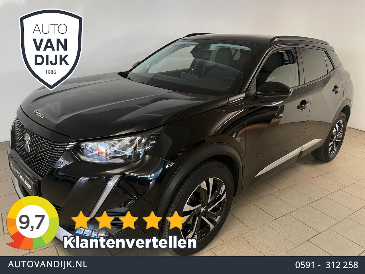 Peugeot 2008 - 1.2 PureTech Allure 130 PK AIRCO CLIMA CRUISE STOELVERWE HALF LEER PDC VELGEN PRIVACY GLAS - AutoWereld.nl