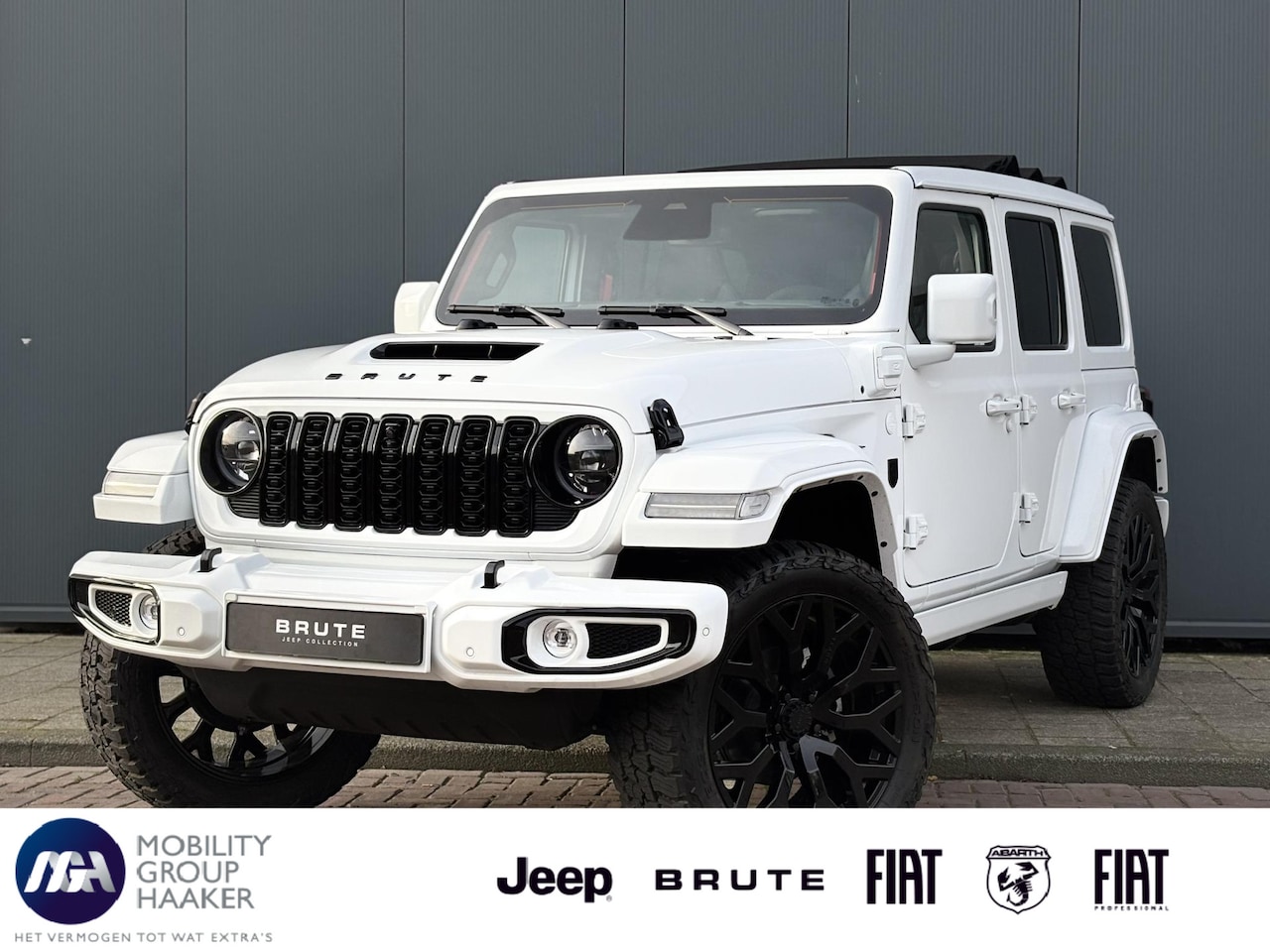 Jeep Wrangler Unlimited - Brute 4XE Rubicon | Cabrio | BRUTE Active Suspension System | Apple-Android - AutoWereld.nl