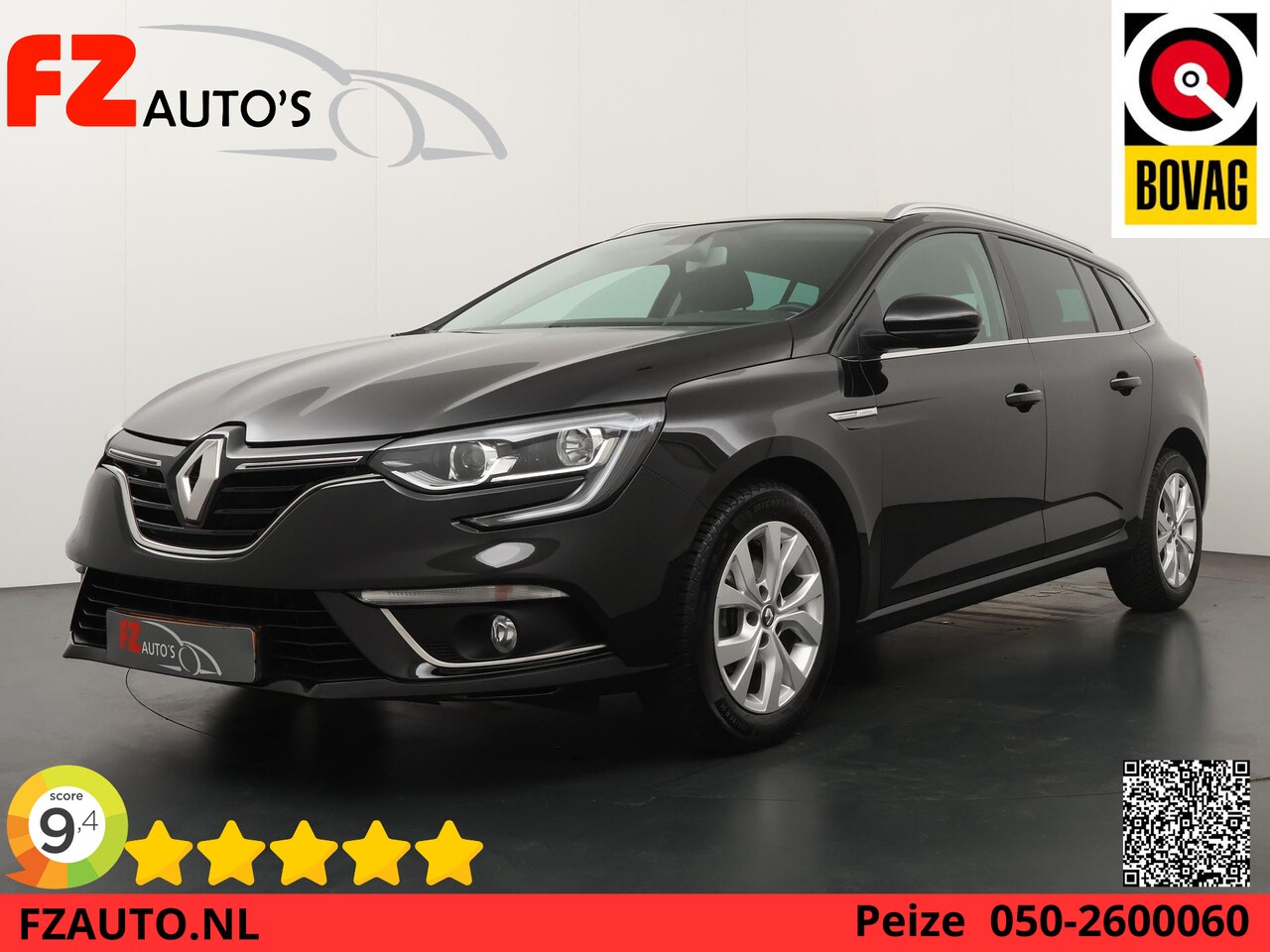 Renault Mégane Estate - 1.3 TCe Limited - Navigatie - Climate Control - Trekhaak - Lichtmetalen velgen - AutoWereld.nl