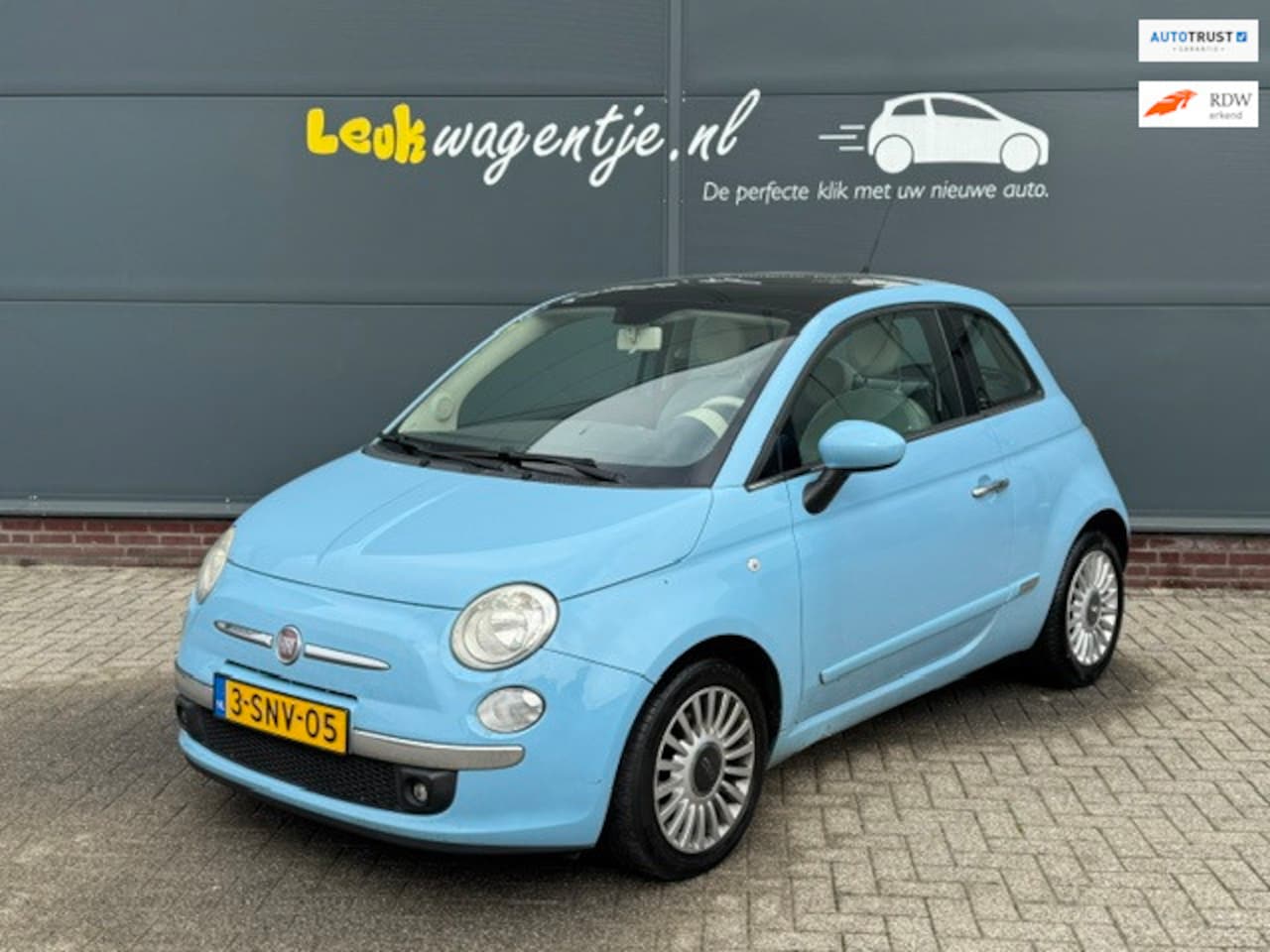 Fiat 500 - 0.9 TwinAir Lounge *subliem onderhoud *pano *airco - AutoWereld.nl