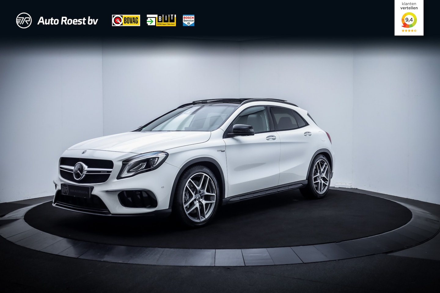 Mercedes-Benz GLA-Klasse - AMG 45 4MATIC Premium Plus PANO | HARMANKARDON | MEMORY | ACC | STOELVERW. | DAB | NIGHT - AutoWereld.nl