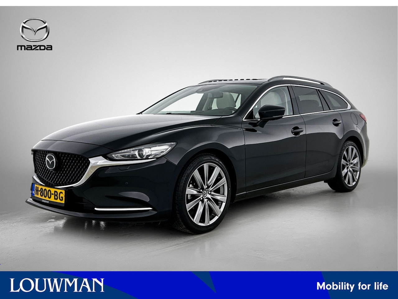 Mazda 6 Sportbreak - 2.5 SkyActiv-G 194 Luxury Nederlandse auto / Schuif-kantel dak / Head-up display / Stoel v - AutoWereld.nl
