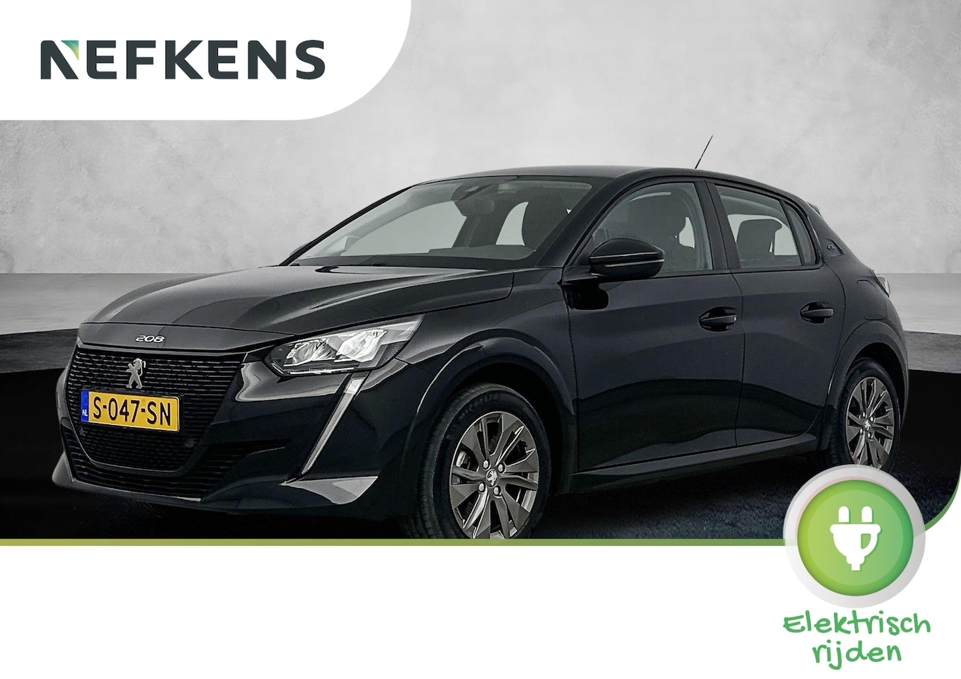 Peugeot e-208 - Active Pack 50kWh | 1ste eigenaar | 97% SOH | Parkeersensoren | Navigatie | 16"LMV | Clima - AutoWereld.nl