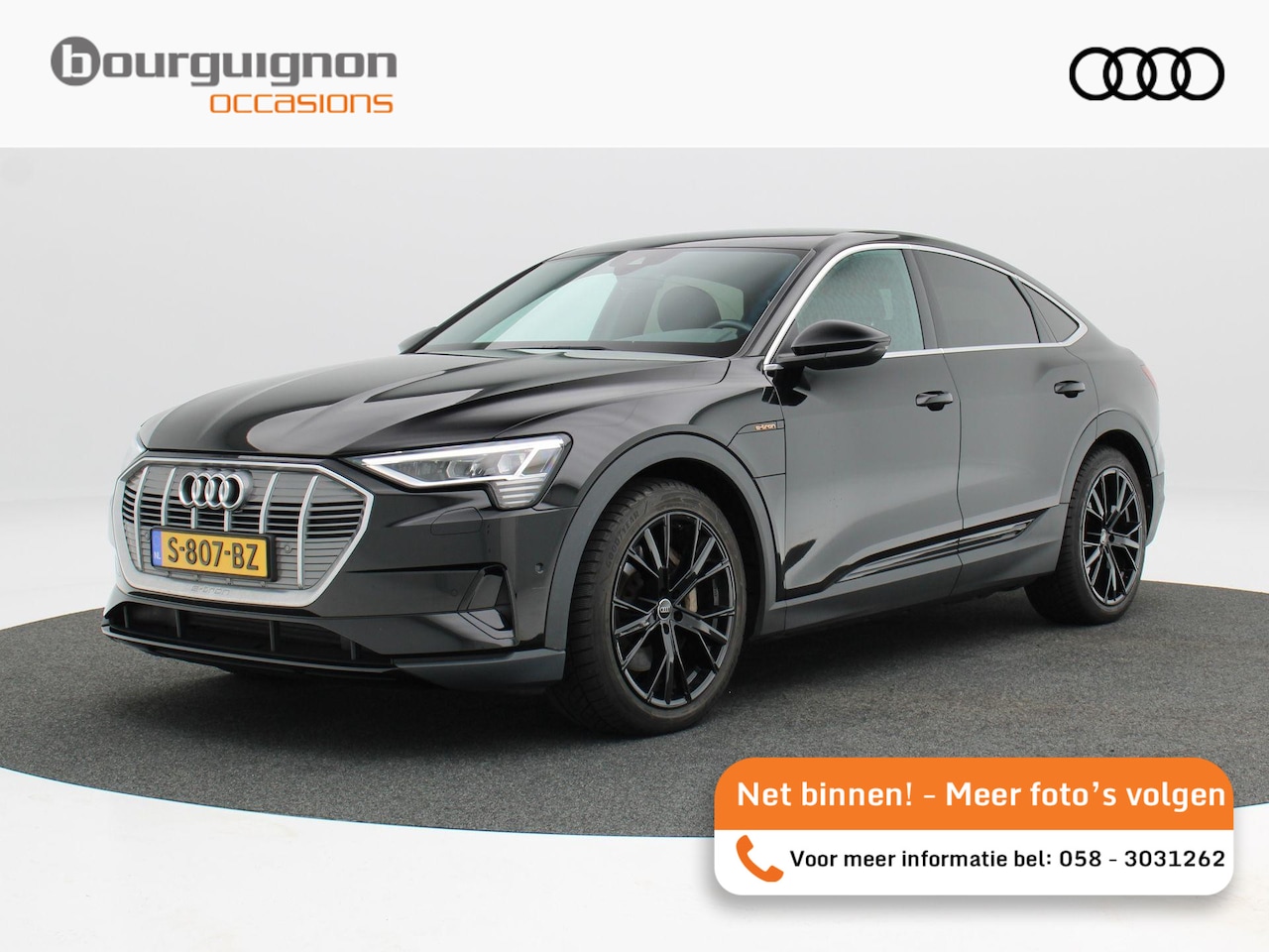 Audi e-tron Sportback - 55 quattro edition 95 kWh 150 Pk | Stoelverwarming | Camera | Climatronic | Carplay | Navi - AutoWereld.nl