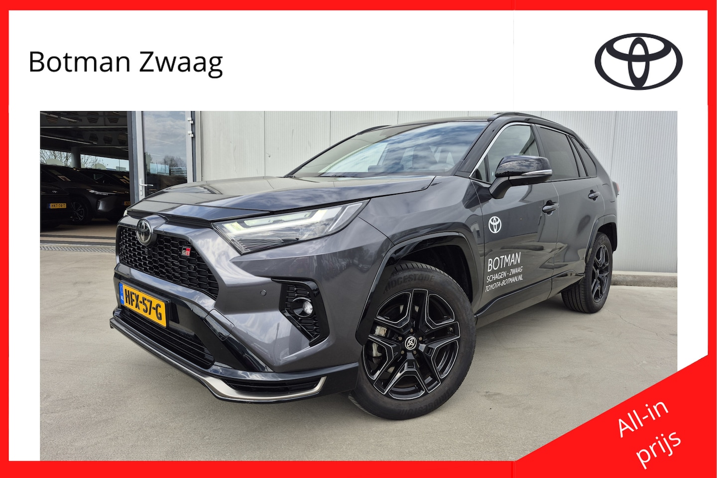 Toyota RAV4 - 2.5 Plug-in Hybrid AWD GR SPORT | Navigatie | 360 Camera | Cruise control adaptief | Voors - AutoWereld.nl