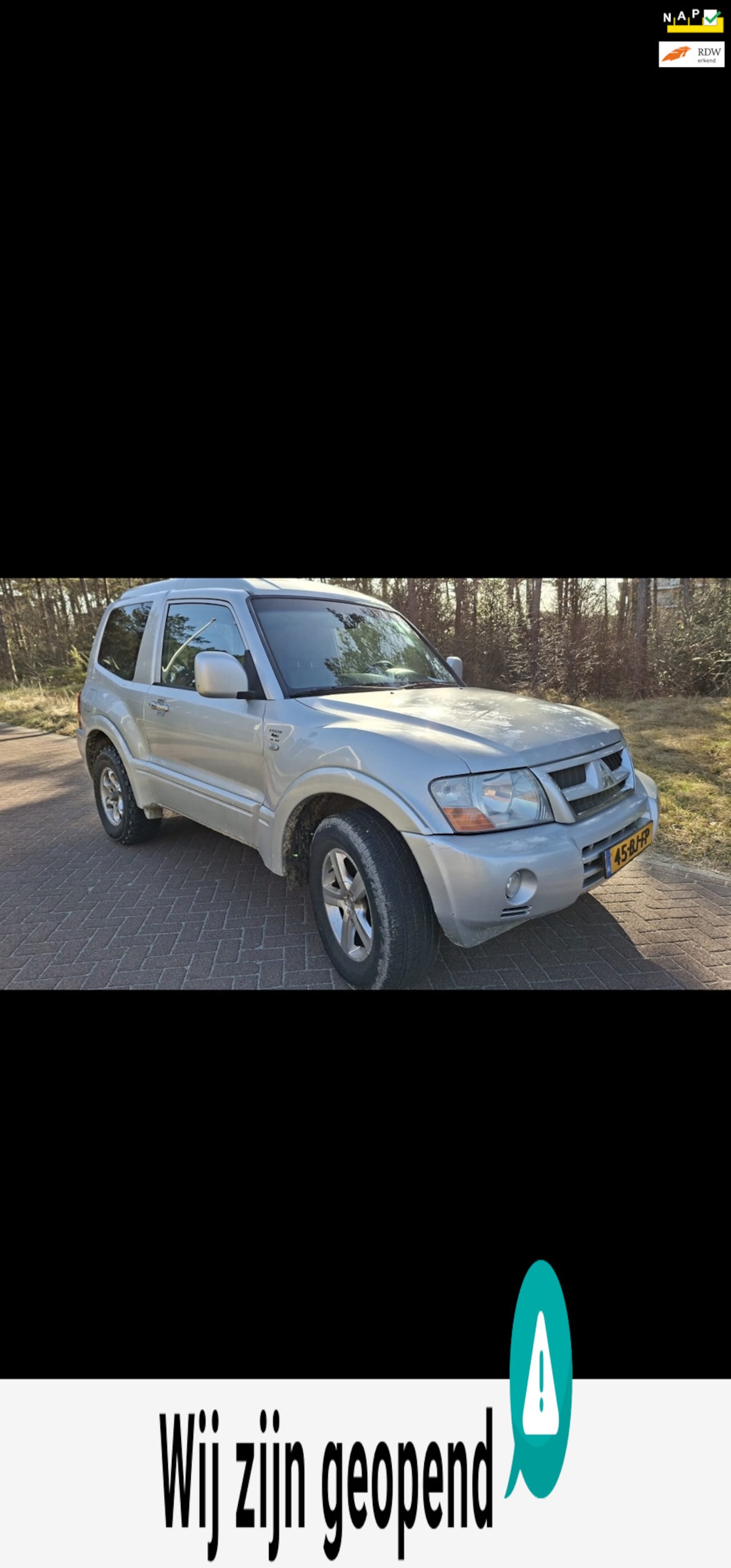 Mitsubishi Pajero - 3.2 Di-D GLS HR - Airco - 4x4 - - AutoWereld.nl