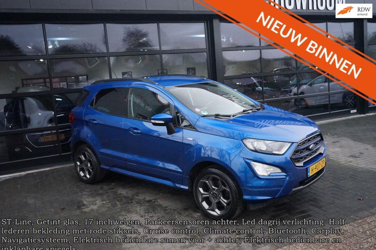 Ford EcoSport - 1.0 EcoBoost ST-Line 1.0 EcoBoost ST-Line, Clima, PDC, Navi, CC, Led - AutoWereld.nl