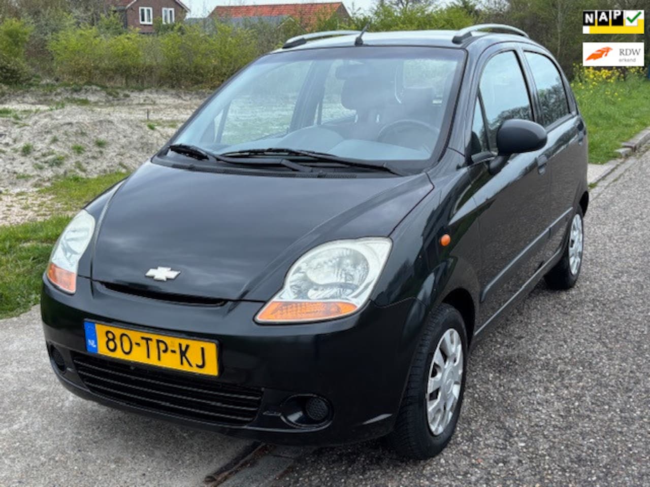Chevrolet Matiz - 0.8 Style 5-Drs Airco Electric pakket Audio-CD/MP3 Colorpakket ABS Dakrails Getint glas EB - AutoWereld.nl