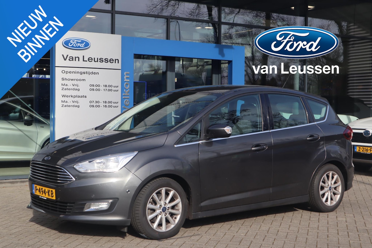 Ford C-Max - 1.5 TITANIUM 150PK TREKHAAK PARK-SENSOREN WINTERPACK STOEL/STUURVERW. NAVI LM-VELGEN - AutoWereld.nl