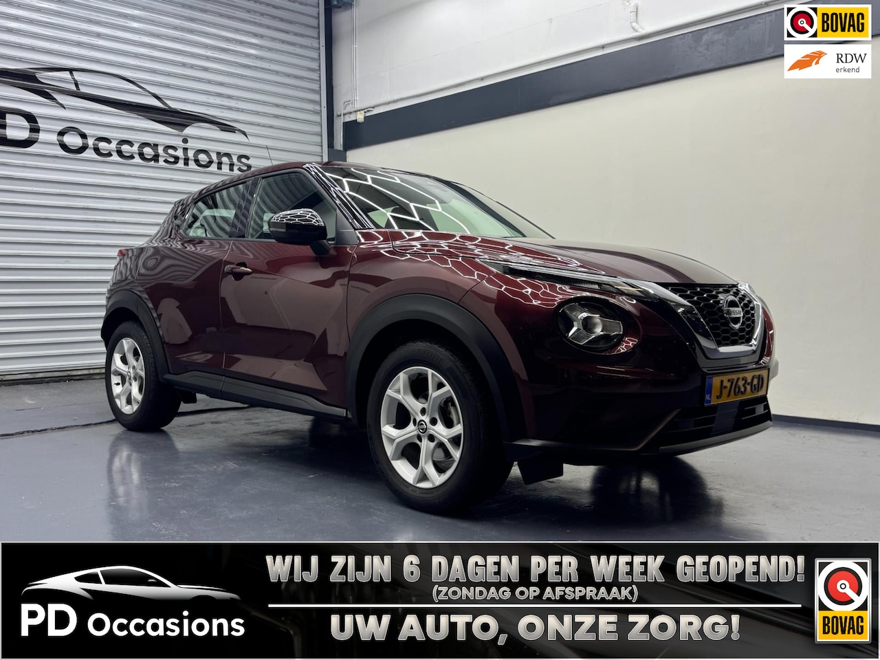 Nissan Juke - 1.0 DIG-T Acenta - Camera - Stoelverw. - Cruise - Clima - Carplay - AutoWereld.nl