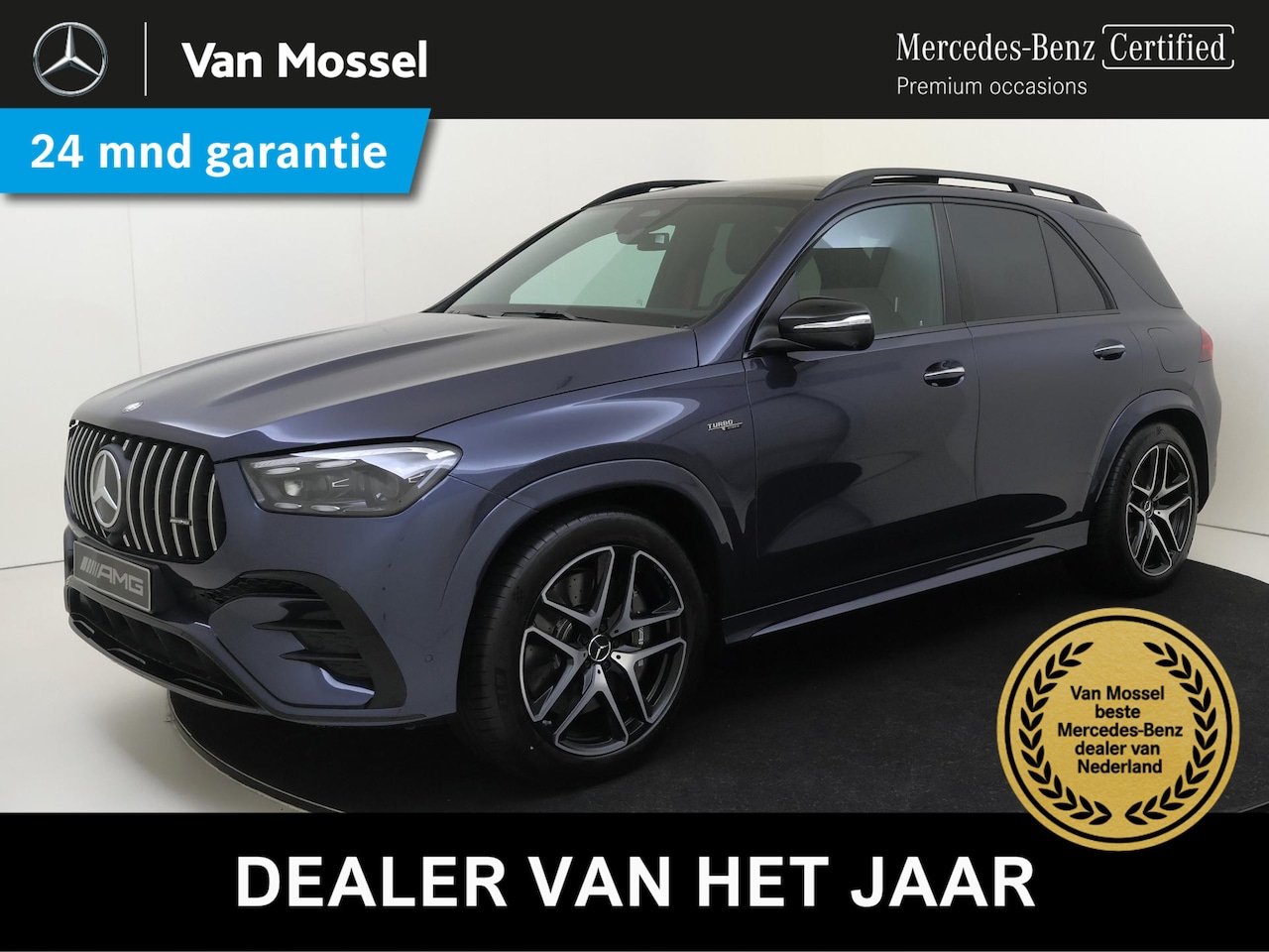 Mercedes-Benz AMG GLE - 53 Hybrid 4MATIC+ Panoramadak / Memory Seats / Burmester 3D / Luchtvering / 360 Camera / N - AutoWereld.nl