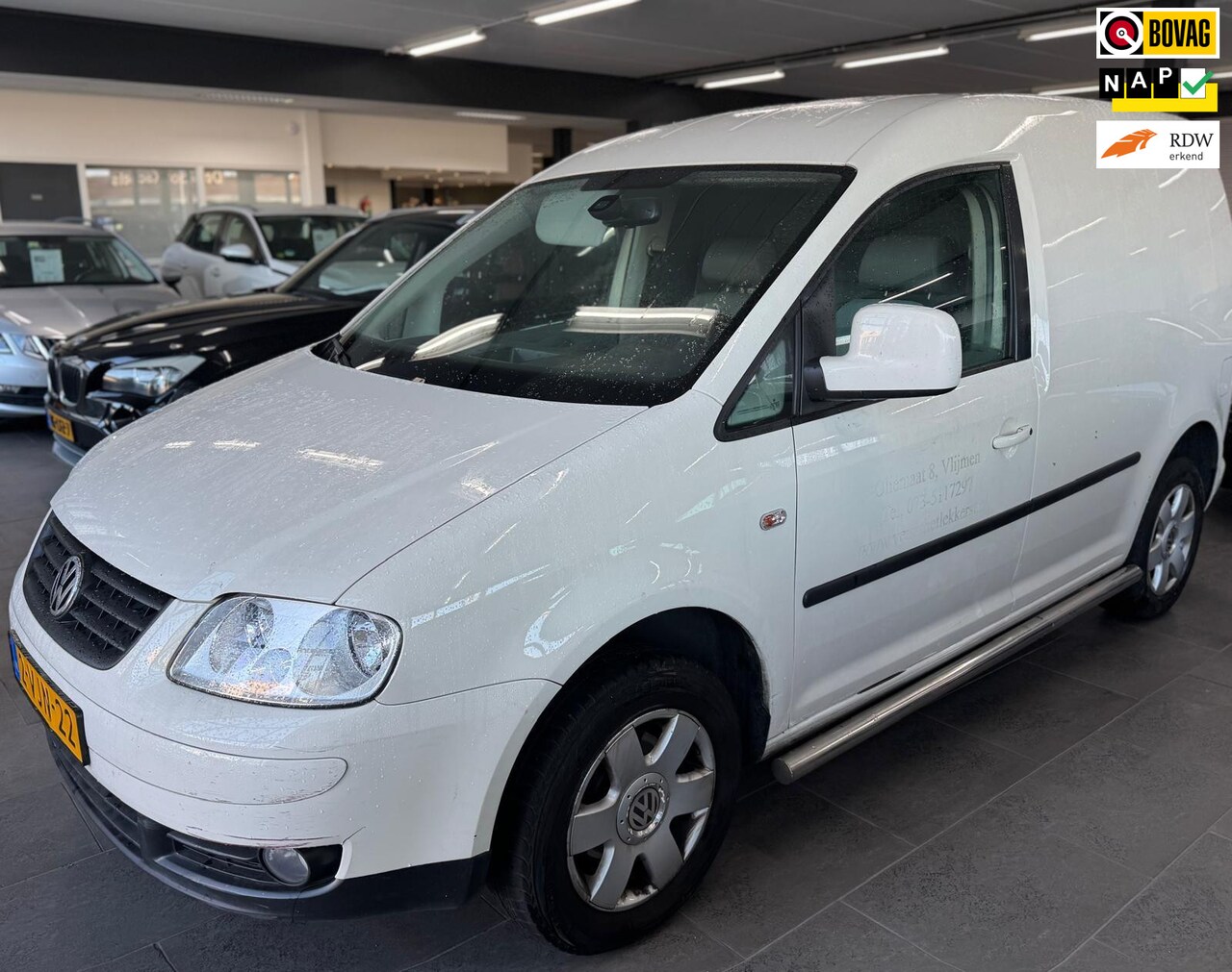 Volkswagen Caddy - 1.9 TDI navigatie airco elektrische pakket parkeersensoren lm-velgen zijbar - AutoWereld.nl