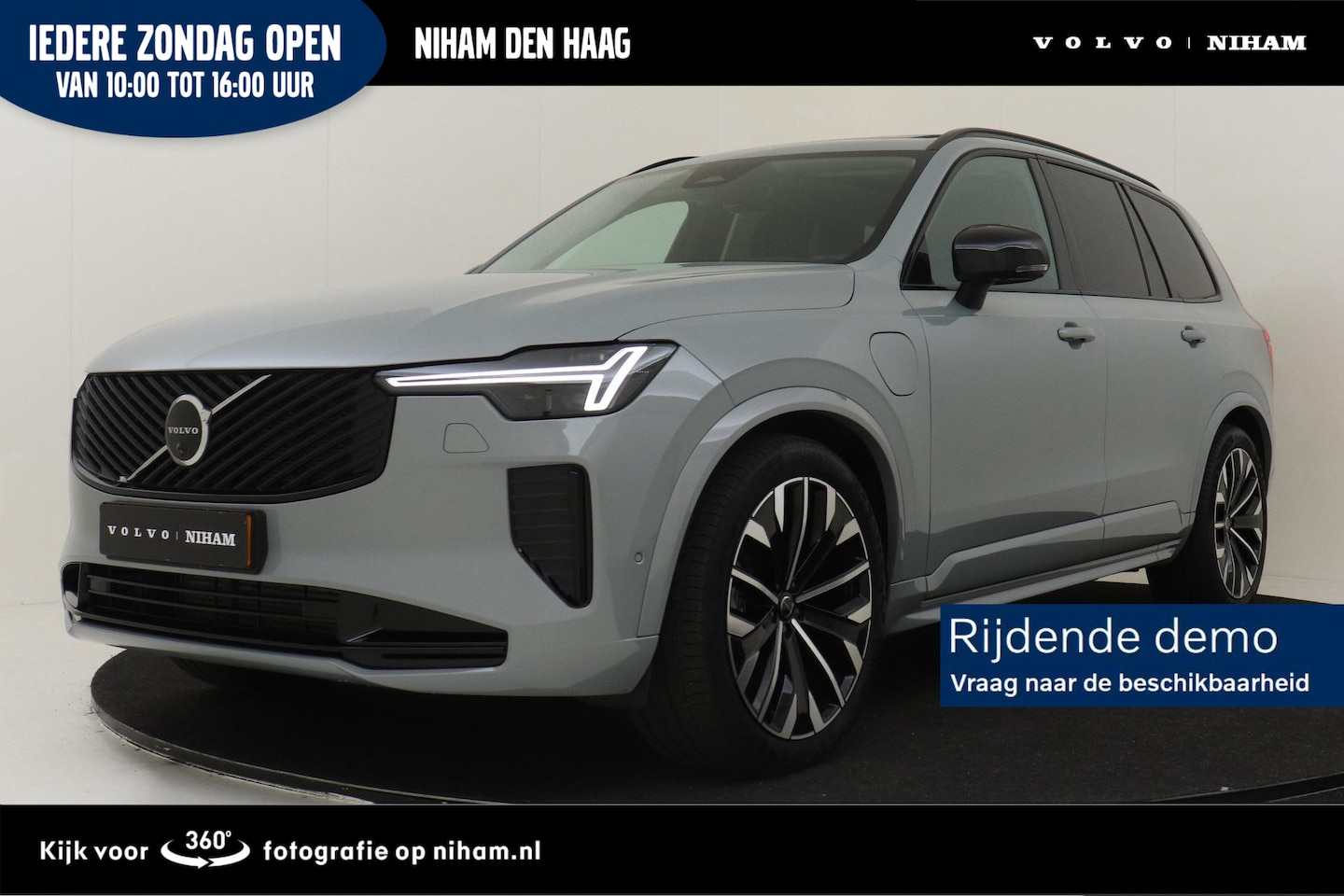 Volvo XC90 - II T8 PLUG-IN HYBRID AWD ULTRA DARK -PANO.DAK|HARMAN/KARDON|LUCHTVERING|TREKHAAK|360°CAM|H - AutoWereld.nl