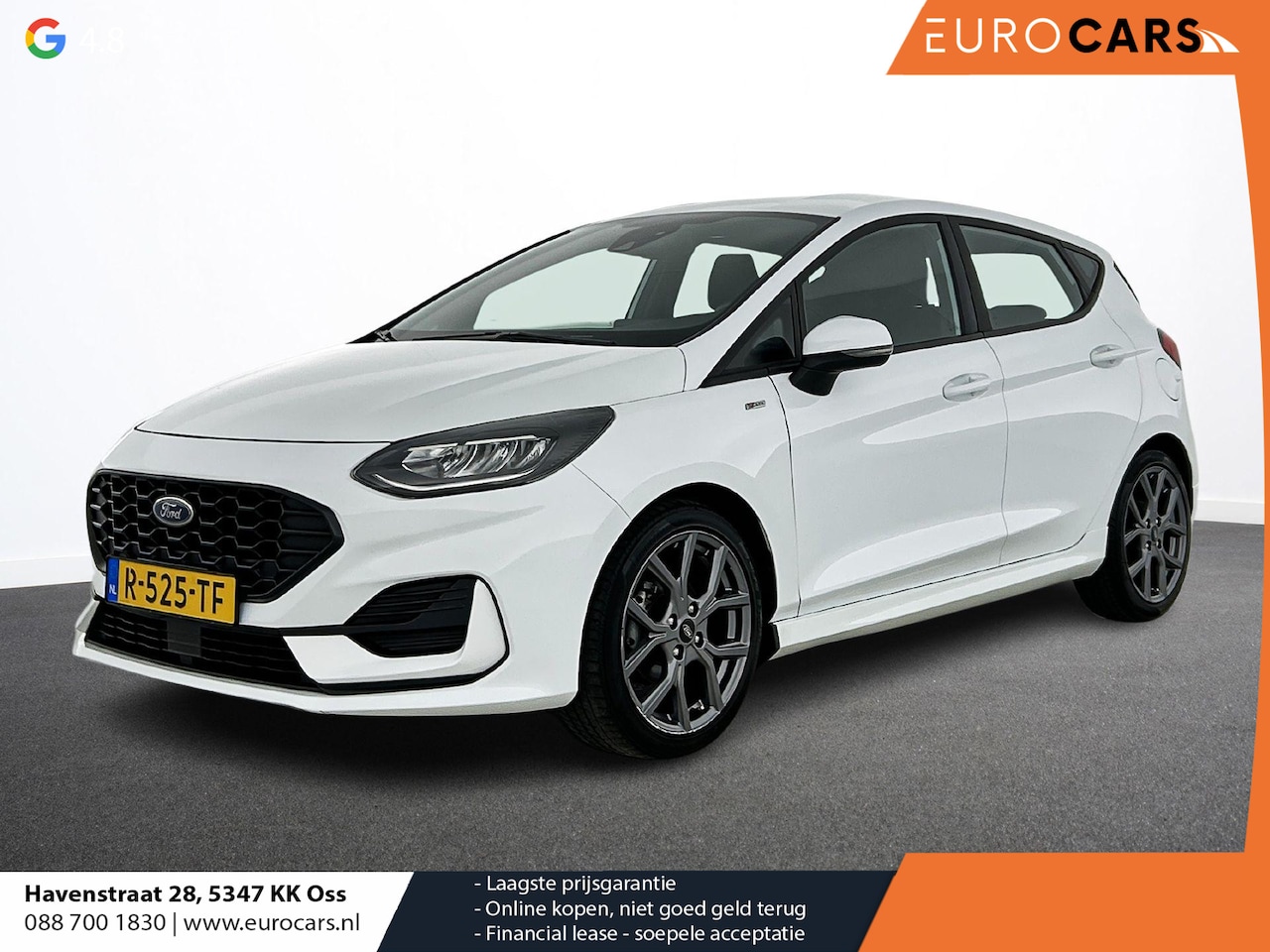 Ford Fiesta - 1.0 EcoBoost Hybrid ST-Line | Navigatie | Apple Carplay/Android Auto | Parkeersensoren ach - AutoWereld.nl