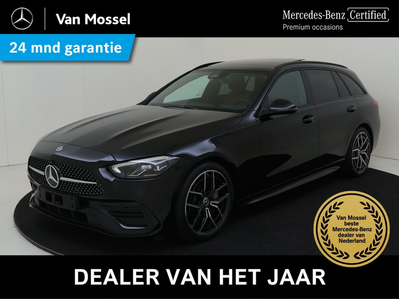 Mercedes-Benz C-klasse Estate - LIMITED / AMG/ Panoramadak/ 19 inch/ Night/ DISTRONIC - AutoWereld.nl