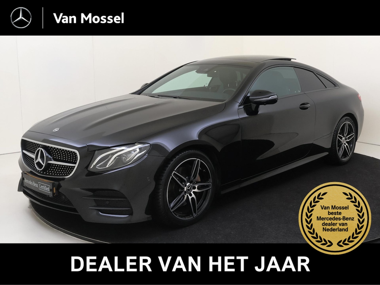 Mercedes-Benz E-klasse Coupé - 200 Premium Plus AMG /Widescreen cockpit /Panoramadak /360 Camera /Nightpakket /19 Inch - AutoWereld.nl