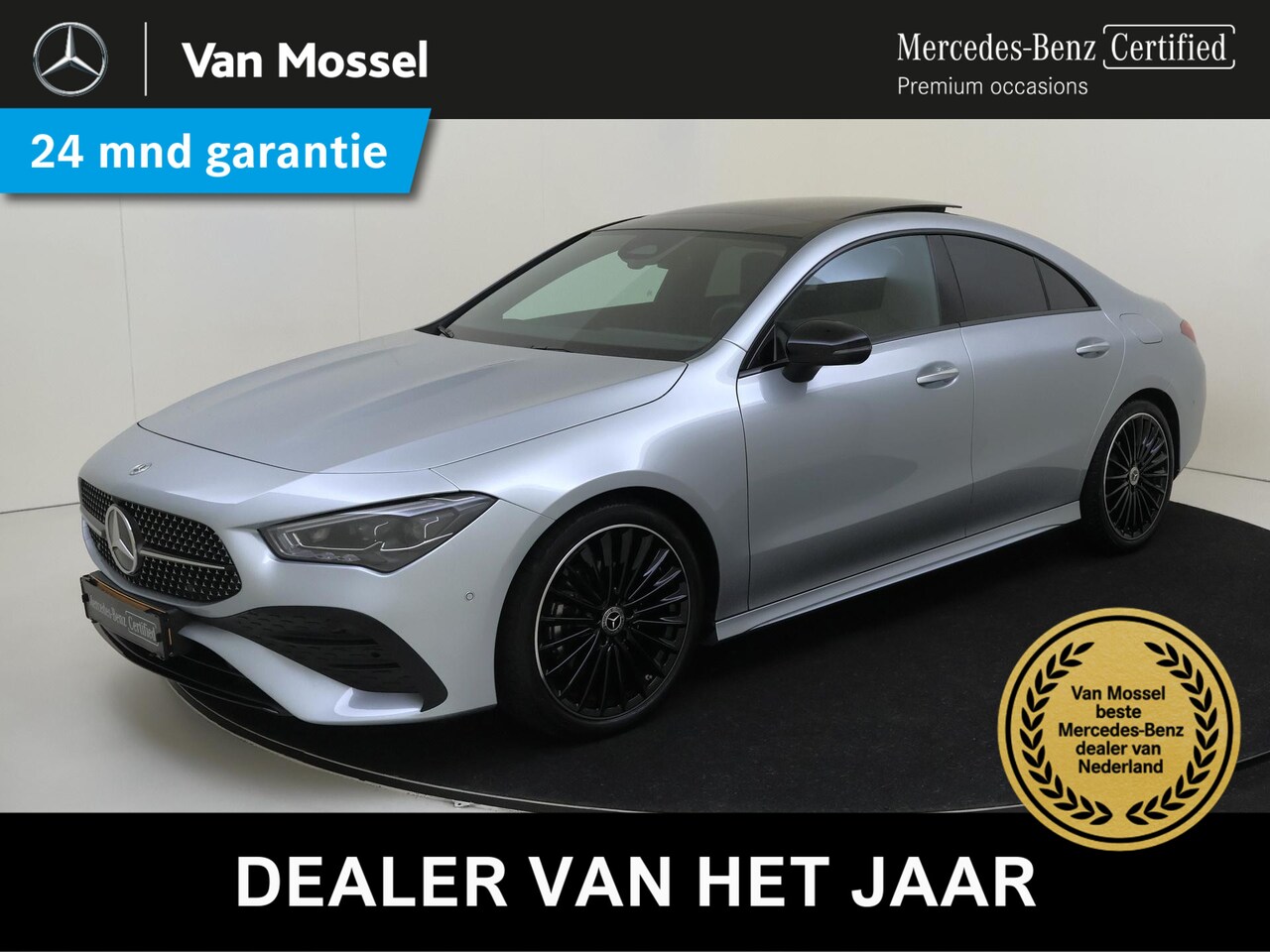 Mercedes-Benz CLA-Klasse - 180 Star Edition AMG Line Panoramadak / Keyless / 19'' Multispaak / Parkeercamera / Nightp - AutoWereld.nl