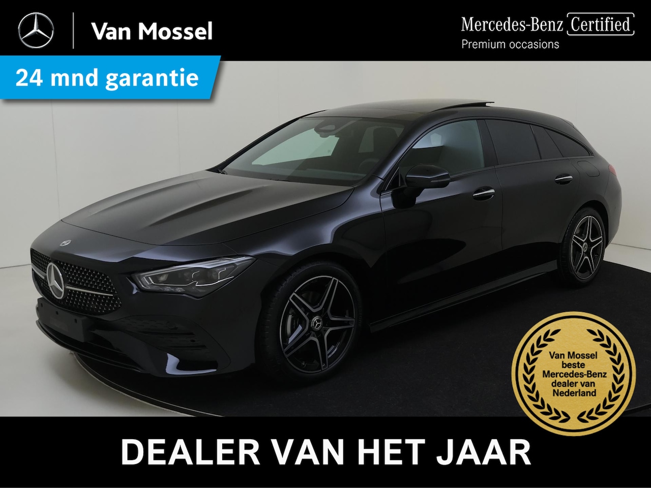 Mercedes-Benz CLA-klasse Shooting Brake - 180 Star Edition AMG LIMITED / Nightpakket / Panoramaschuifdak / Smartphone-integratie / D - AutoWereld.nl