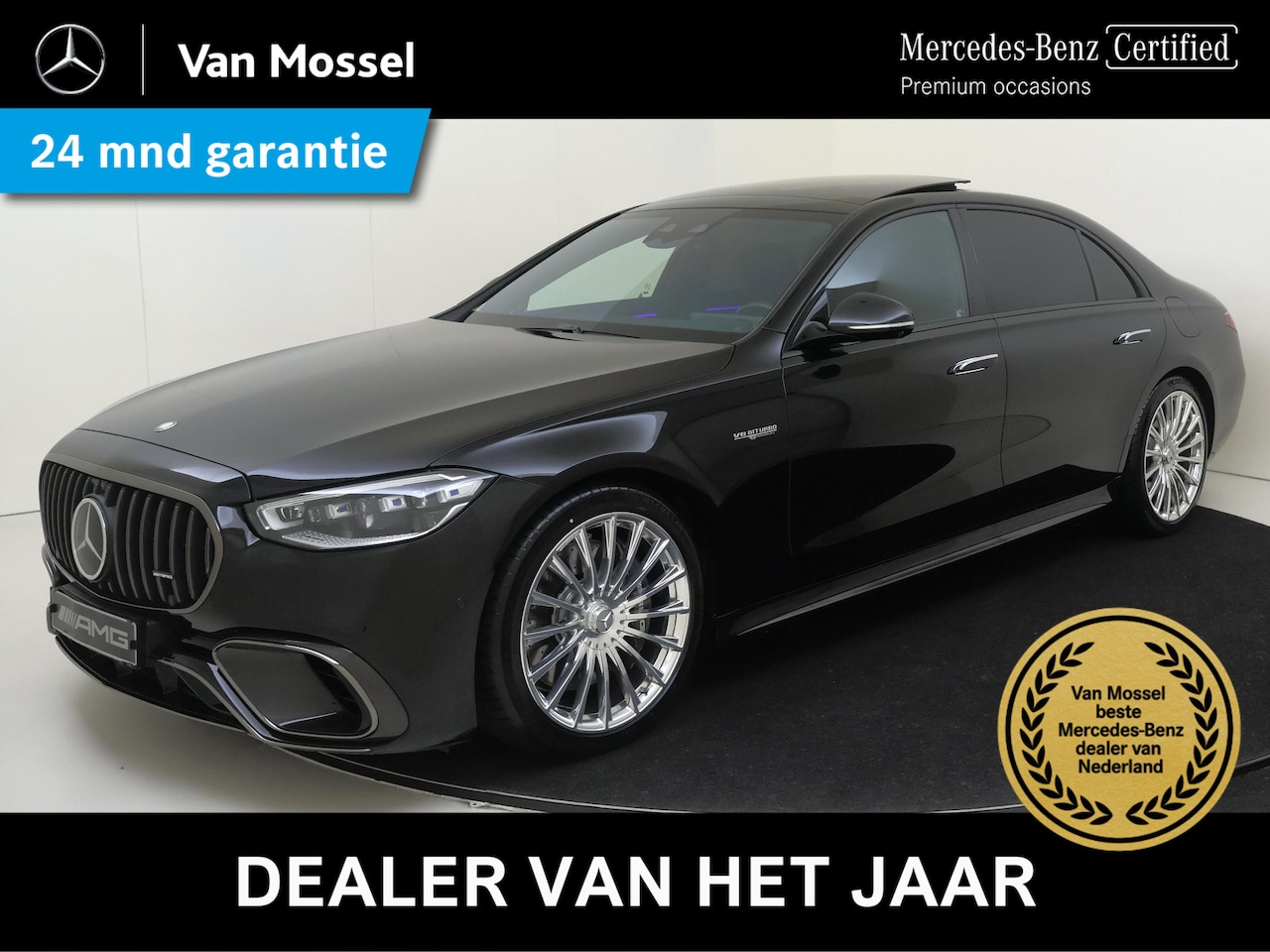 Mercedes-Benz S-klasse - AMG 63 S E Performance /Panoramadak / Burmester 4D/ Rijassistentiepakket /Achterasbesturin - AutoWereld.nl