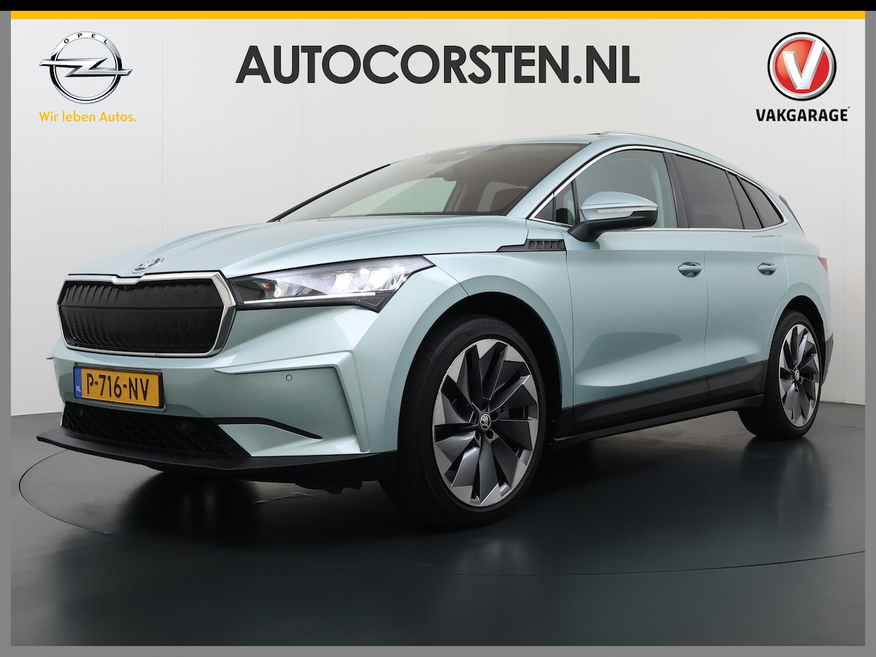 Skoda Enyaq iV - 80 Sport Panorama-Schuifdak Soh 93% Memory Trekhaak Adap.Cruise 360°Camera Navi Ecc Apple - AutoWereld.nl