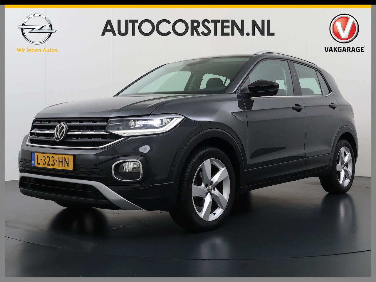 Volkswagen T-Cross - 1.0TSI 111PK Automaat Executive-Pack Navi Ecc Adap.Cruise Control Apple Carplay Android Au - AutoWereld.nl